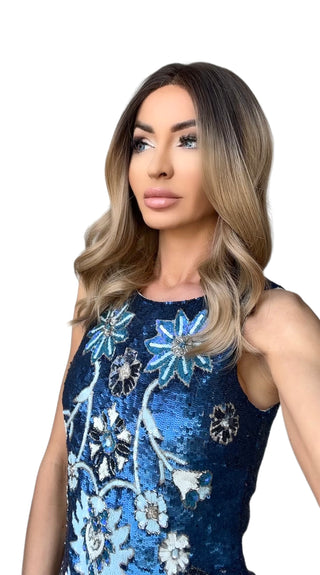 PERUCA SERENITY CU DANTELA 👑 LUXURY AMERICAN DREAM 👑